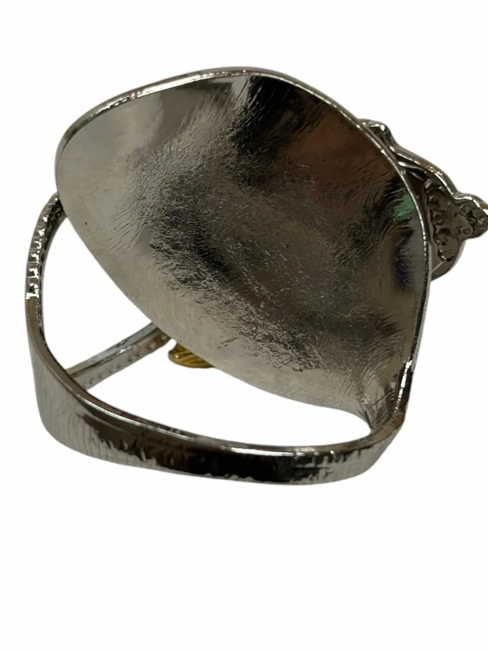 Vintage Cape May NJ Souvenir Spoon Ring with Charm - Size 8